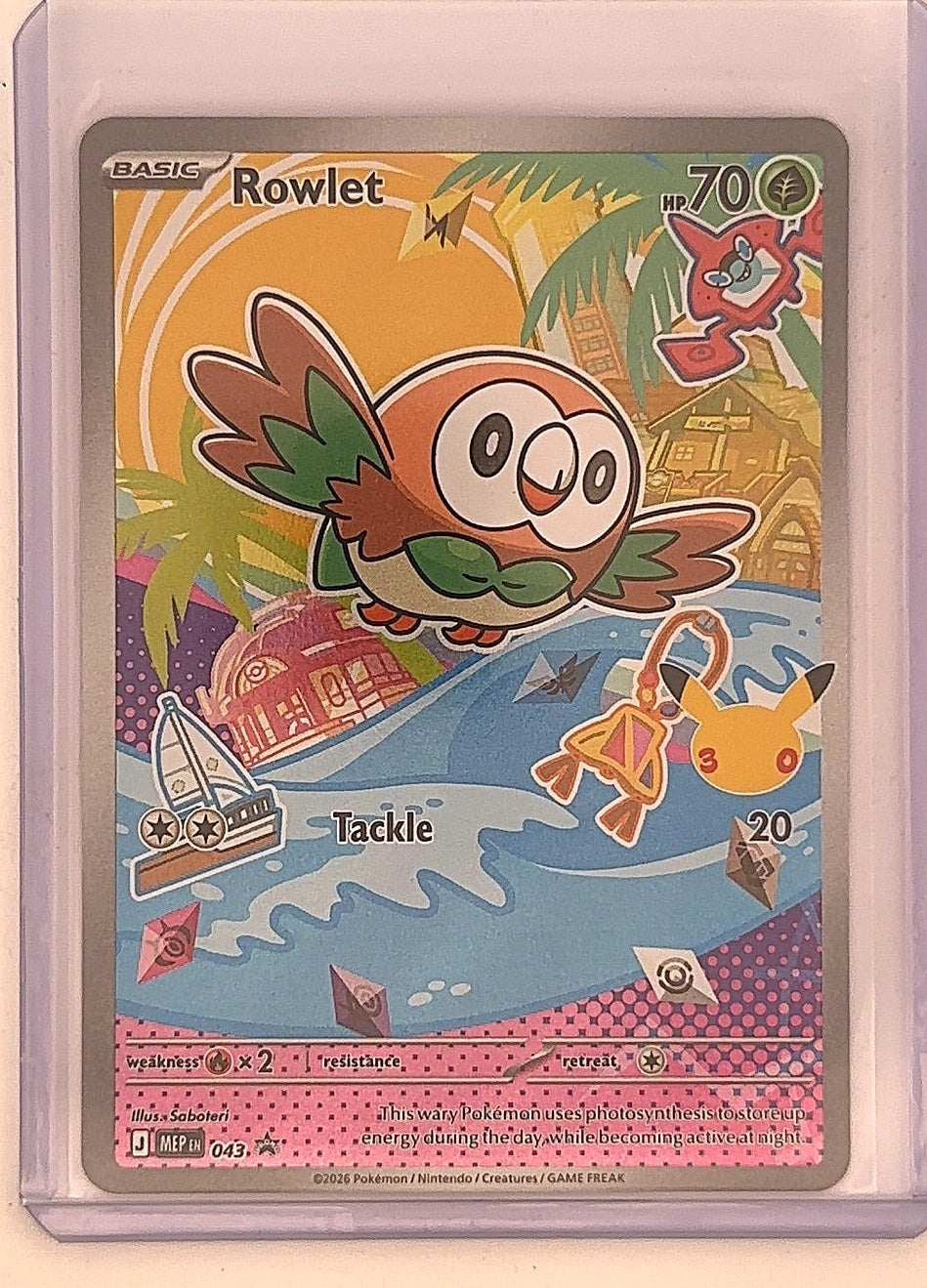 Rowlet - 043 #043 — front