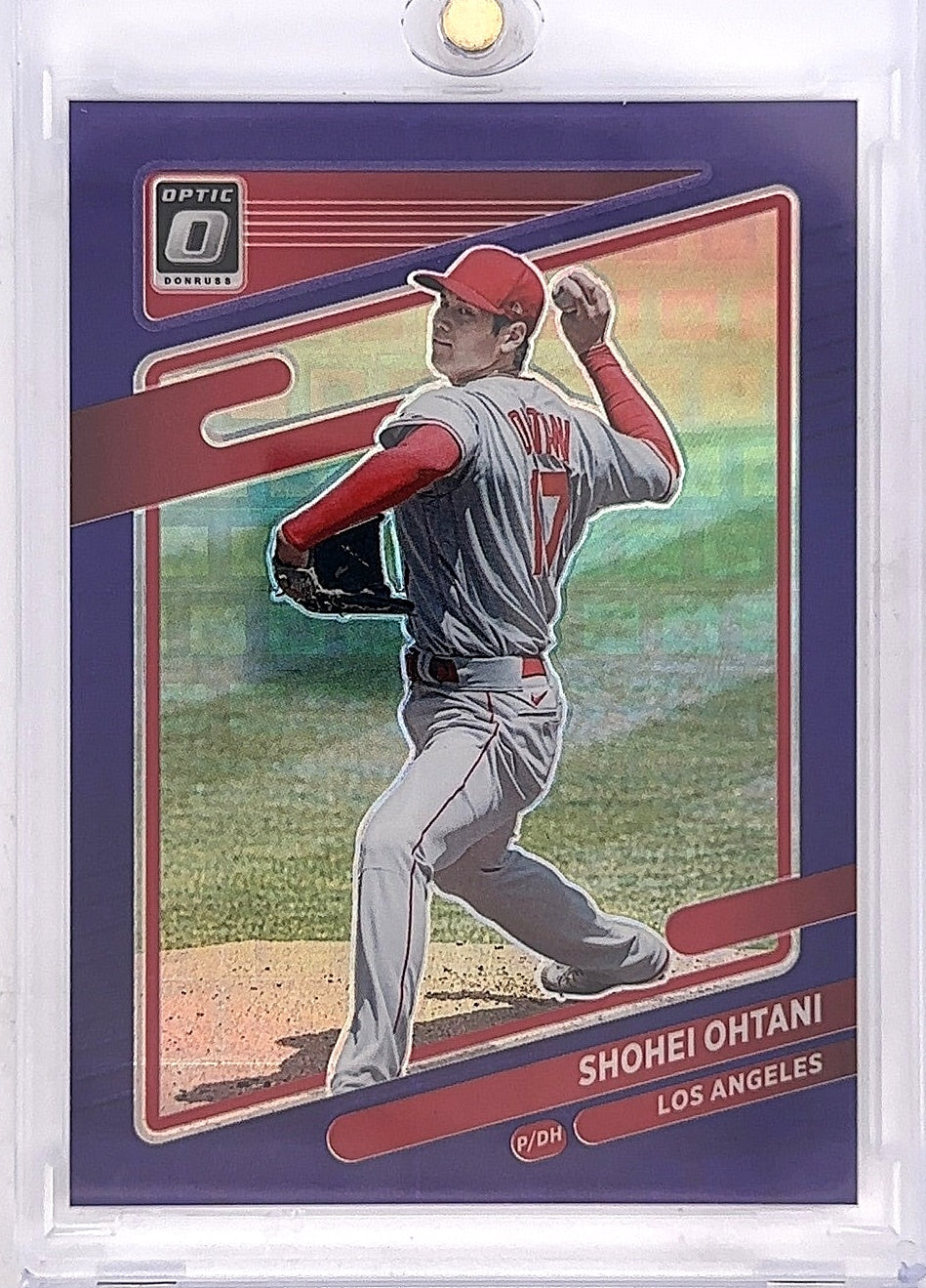 2021 Panini Donruss Optic Shohei Ohtani [Pandora Purple] #192 — front