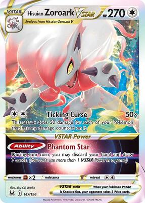 Hisuian Zoroark VSTAR #147/196 — stock