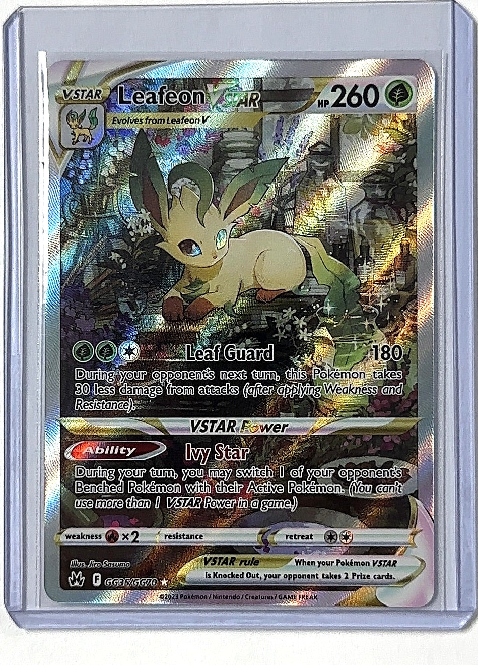 Leafeon VSTAR #GG35/GG70 — front