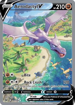 Aerodactyl V (Alternate Full Art) #180/196 — stock