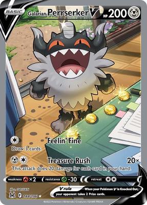 Galarian Perrserker V (Alternate Full Art) #184/196 — stock