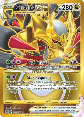 Giratina VSTAR (212) (Secret) #212/196 — stock