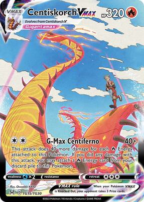 Centiskorch VMAX #TG15/TG30 — stock