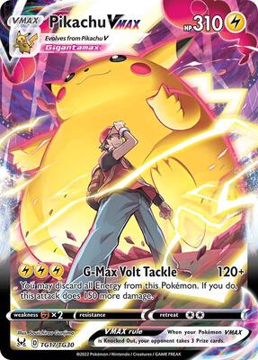 Pikachu VMAX SWSH11: Lost Origin Trainer Gallery #TG17/TG30 — stock
