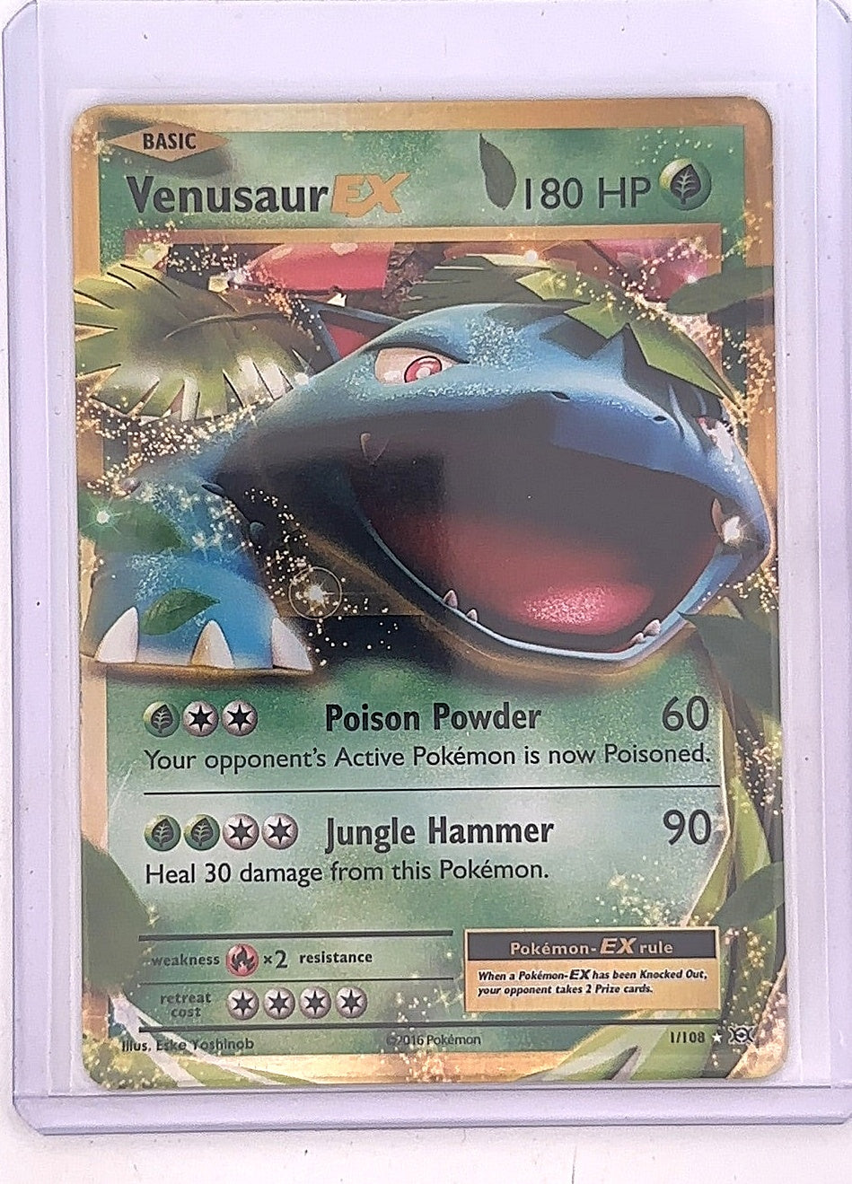 Venusaur EX #1/108 — front