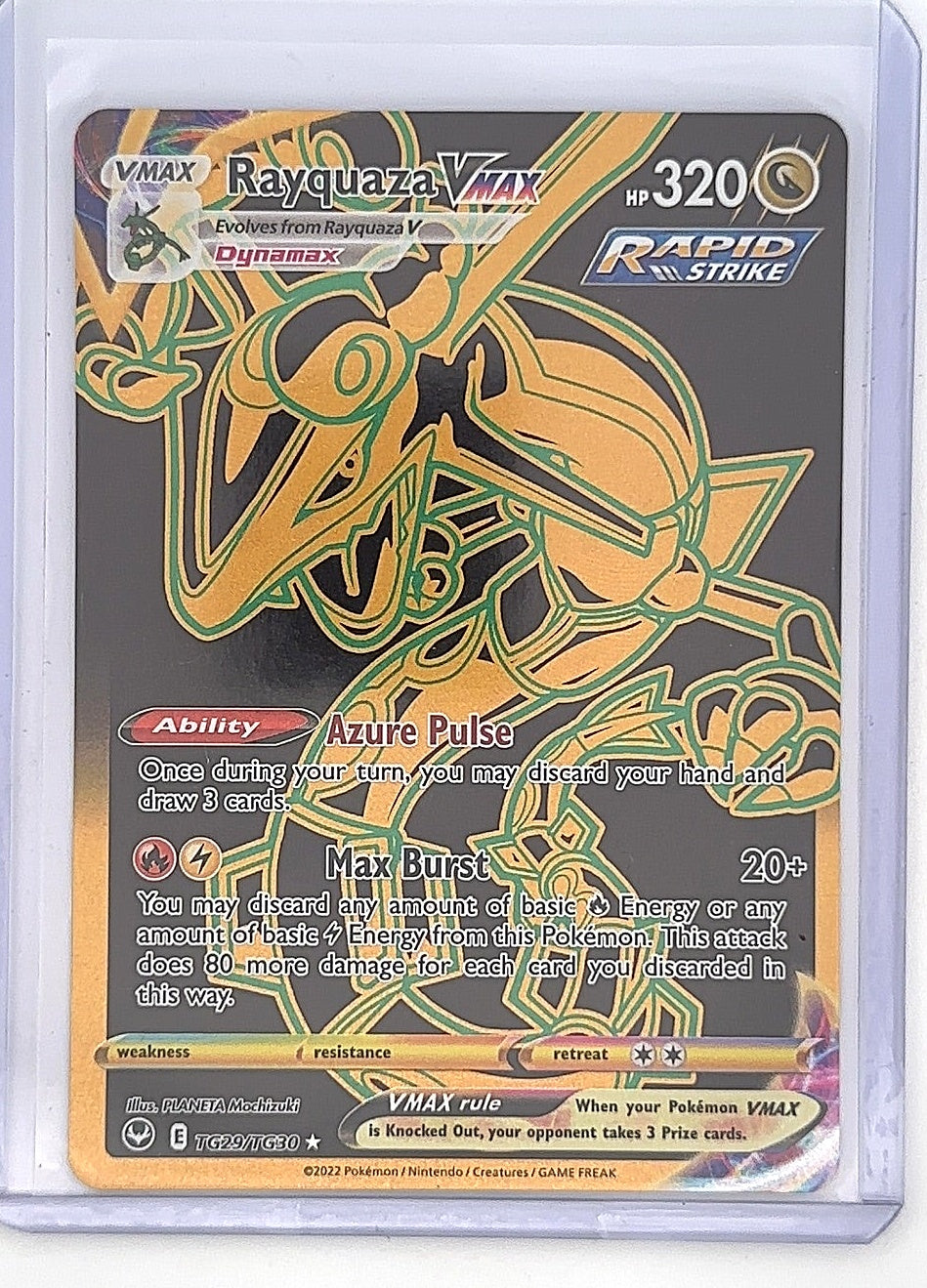 Rayquaza VMAX (Secret) #TG29/TG30 — front