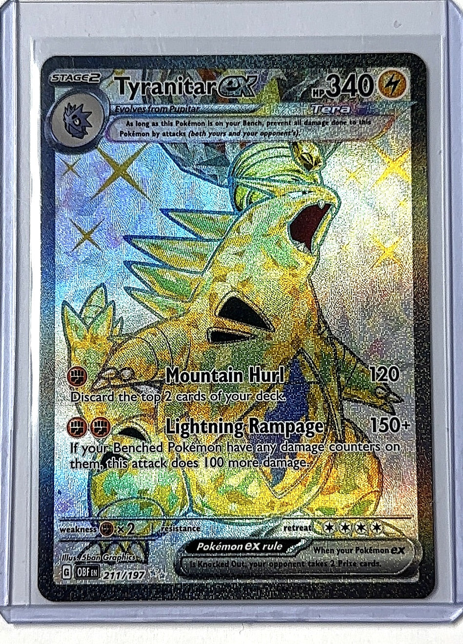 Tyranitar ex - 211/197 #211/197 — front