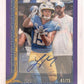 2025 Topps Chrome Autograph Ladd McConkey [Purple Lava Refractor] #BA-LM — front