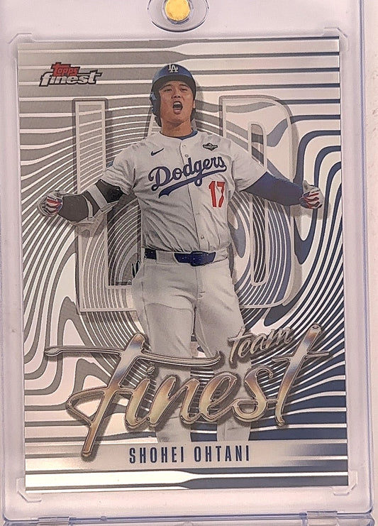 2026 Topps Finest Team Shohei Ohtani [Refractor] #TF-15 — front