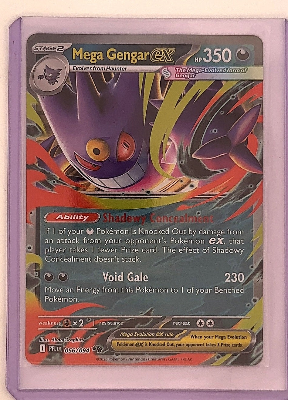 Mega Gengar ex #056/094 — front