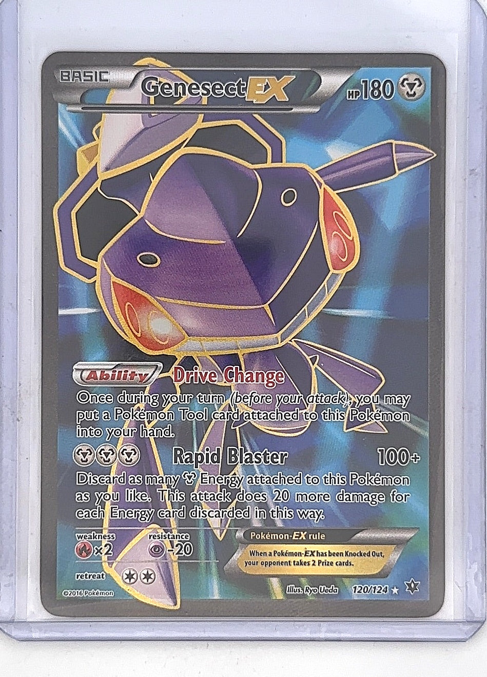 Genesect EX (Full Art) #120/124 — front