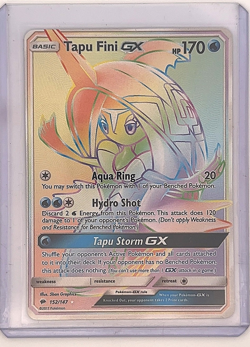 Tapu Fini GX (Secret) #152/147 — front