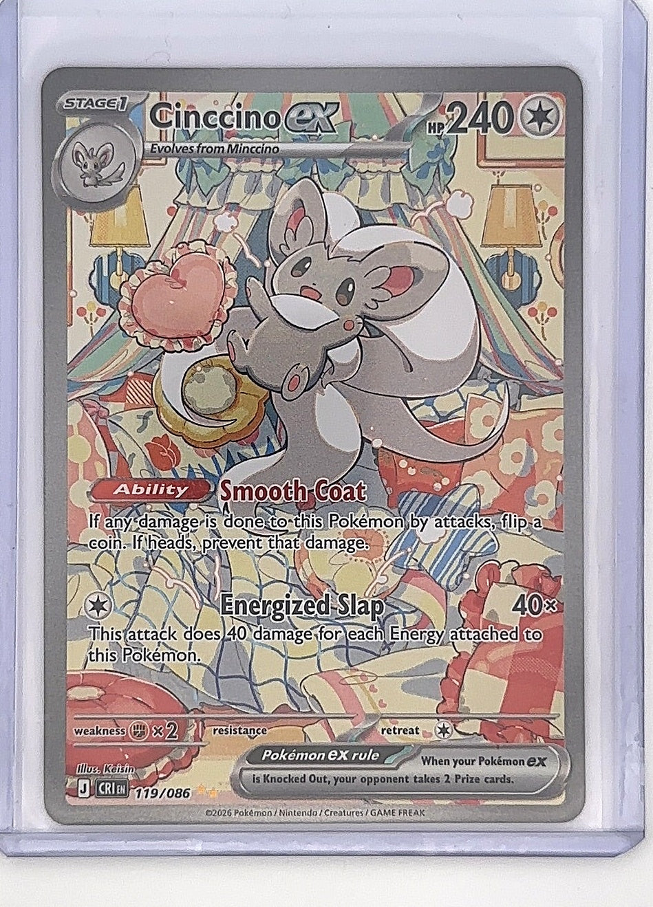 Cinccino ex - 119/086 #119/086 — front