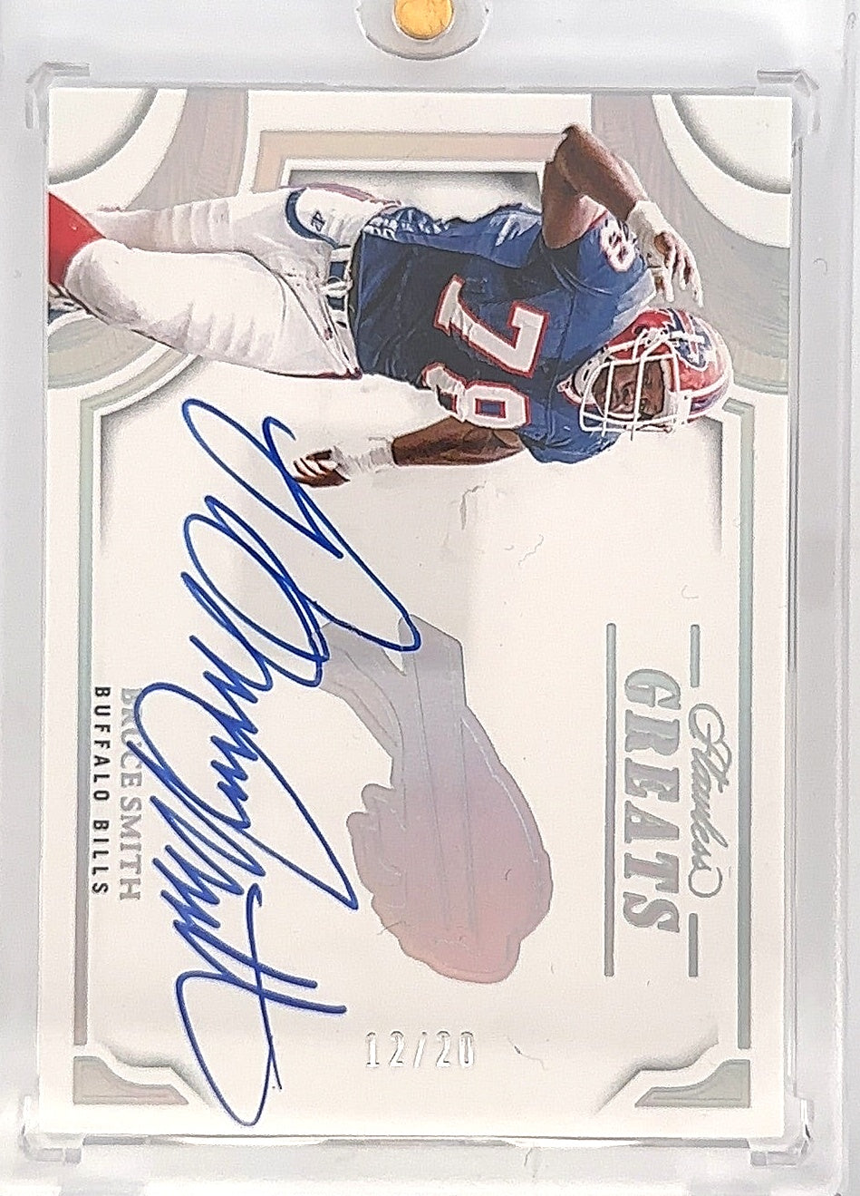 2025 Flawless Greats Bruce Smith Auto /20 #G-BSH — front