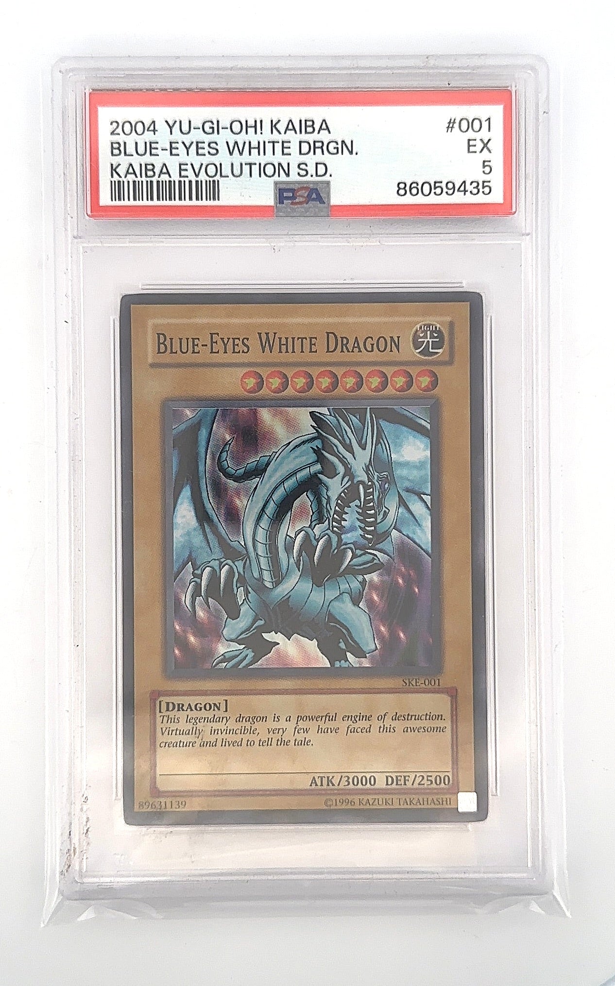 2004 Yu-Gi-Oh! Blue-Eyes White Dragon Kaiba Evolution — front