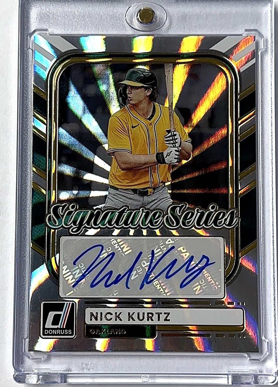 2026 Panini Donruss Signature Series Nick Kurtz #SS-NK RC AUTO — front