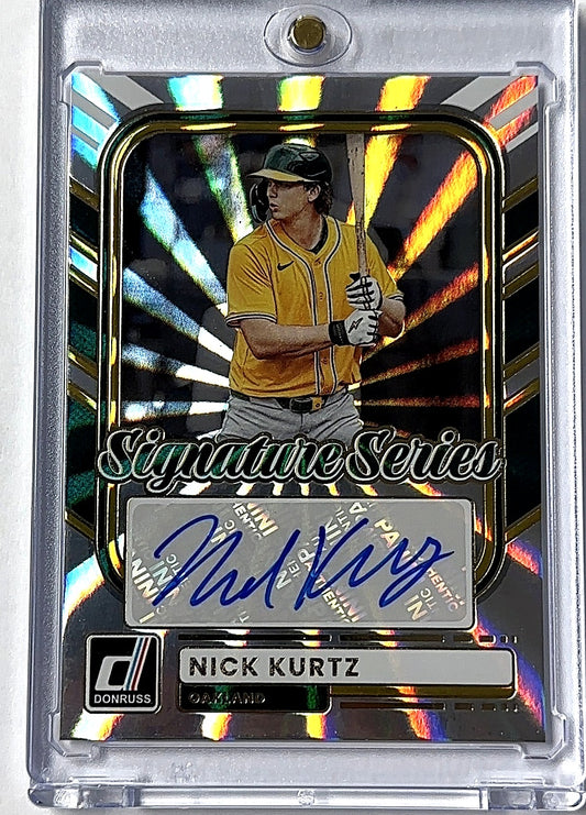 2026 Panini Donruss Signature Series Nick Kurtz #SS-NK RC AUTO — front