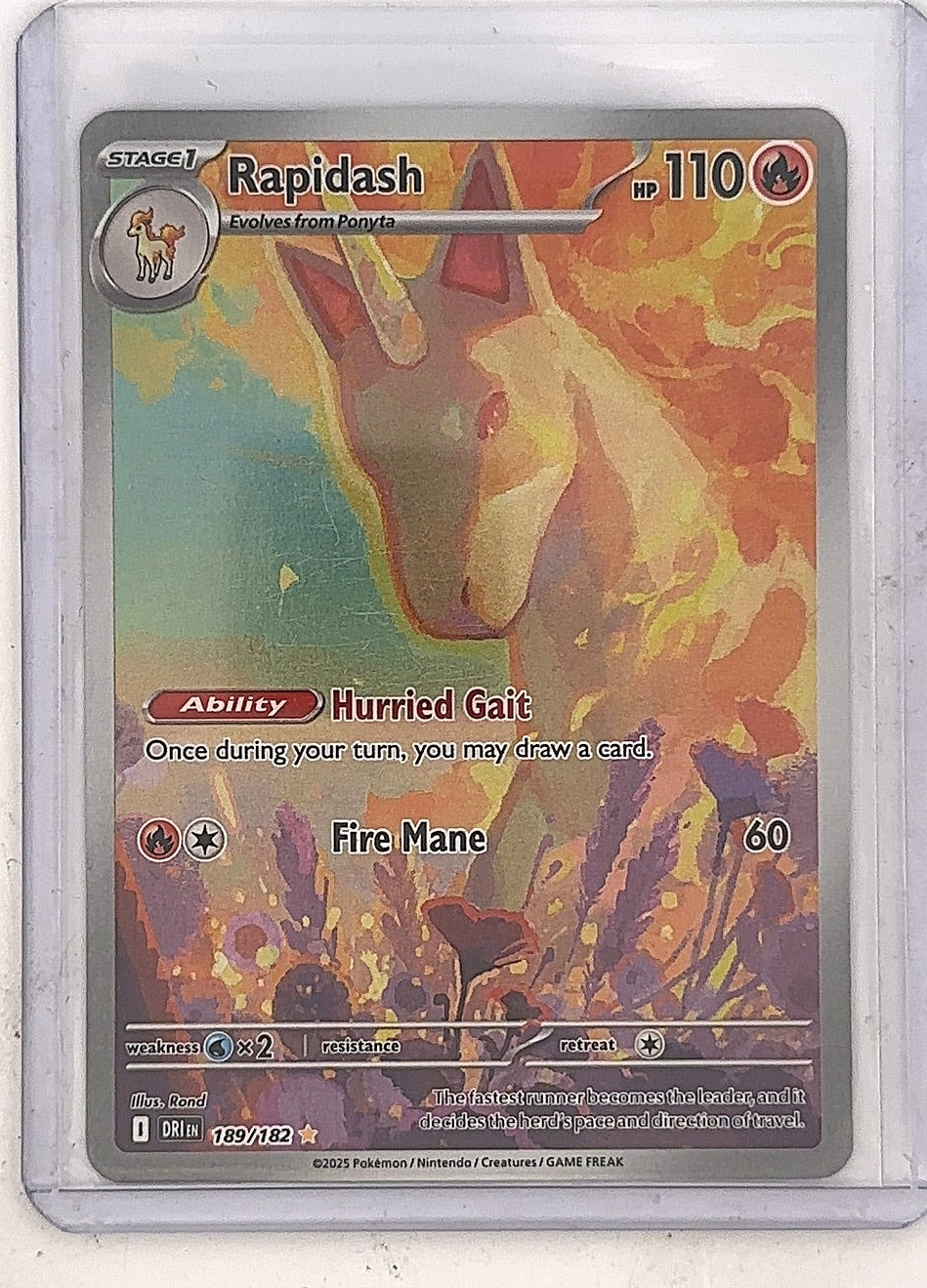 Rapidash - 189/182 #189/182 — front
