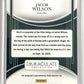 2026 Panini Immaculate Signature Jacob Wilson [Green] #3 — back