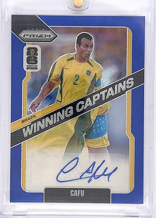 2026 Cafu Prizm Fifa World Cup 2026 Winning Captains Auto #WC-C — front