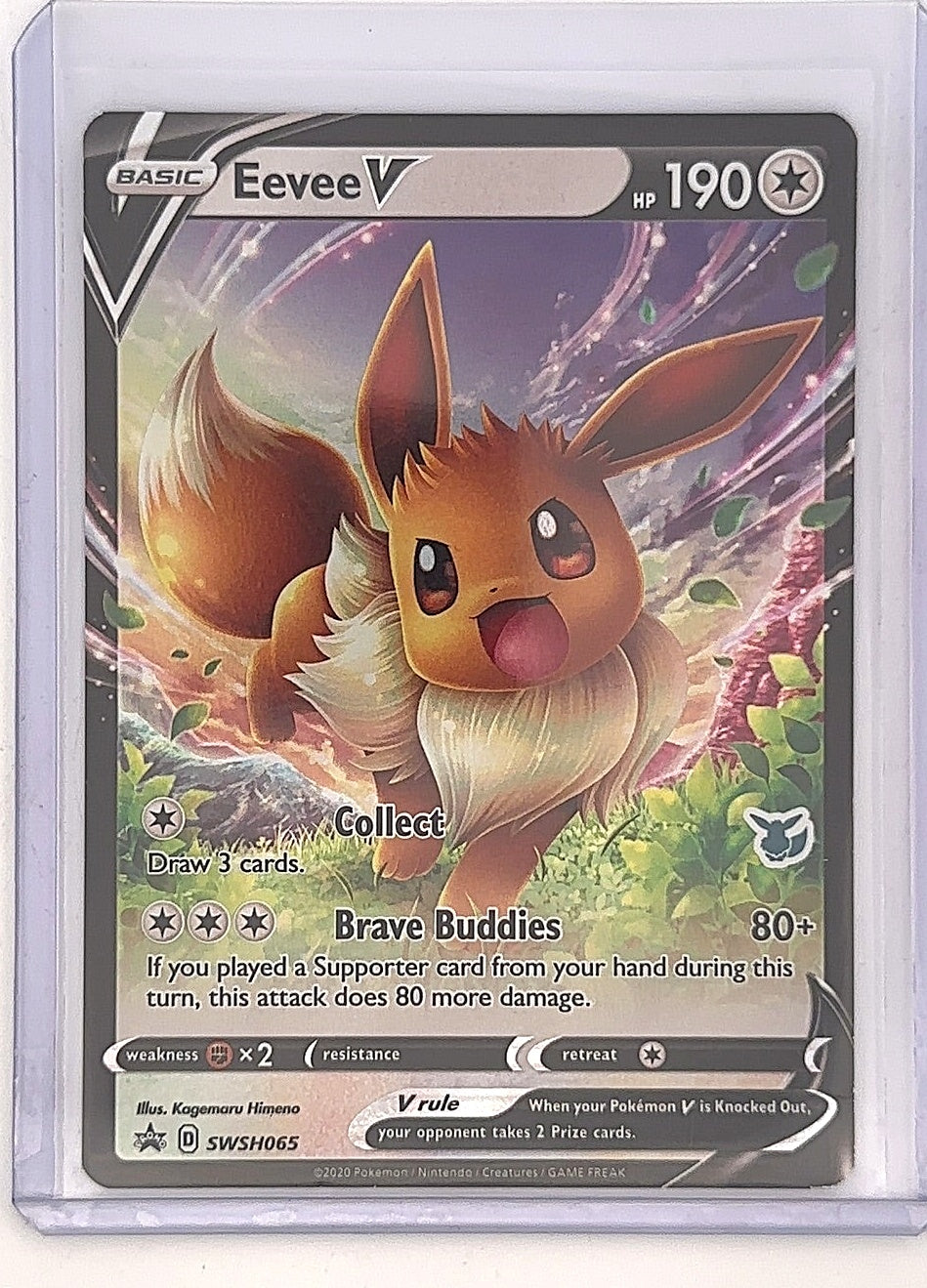 Eevee V - SWSH065 (Eevee Stamped) #SWSH065 — front