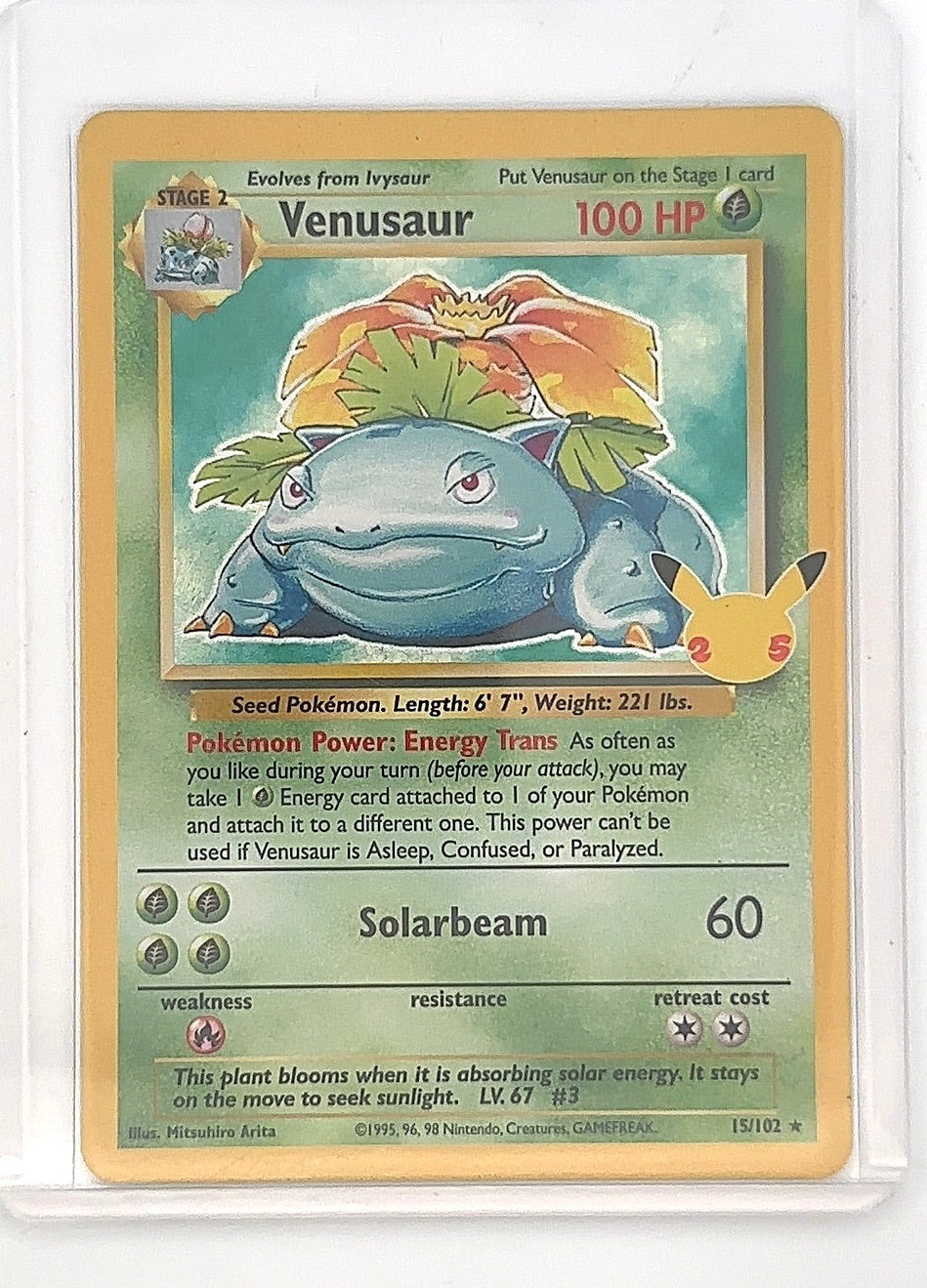 Venusaur #15/102 — front