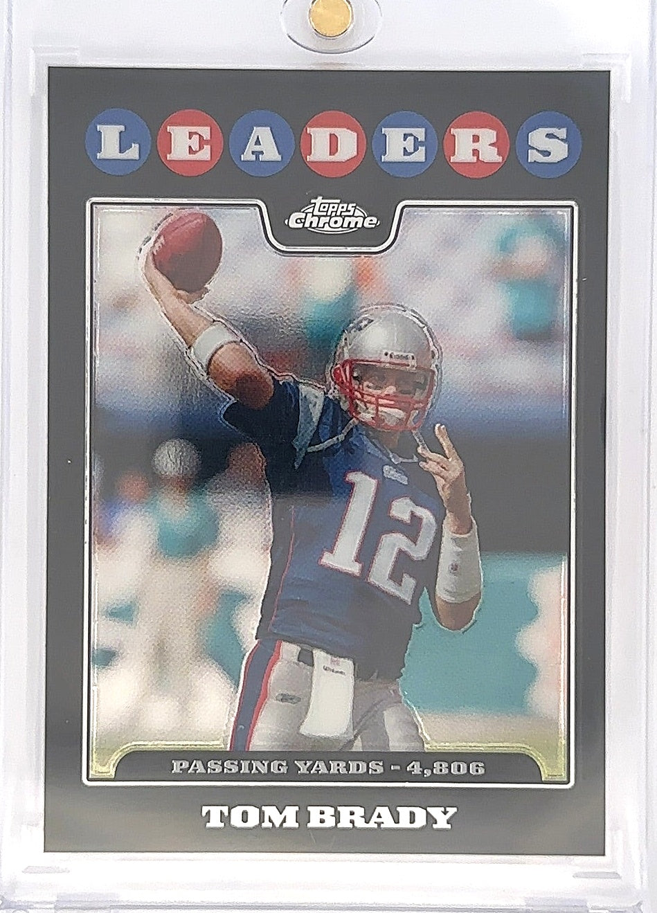 2008 Topps Chrome Tom Brady #TC121 — front