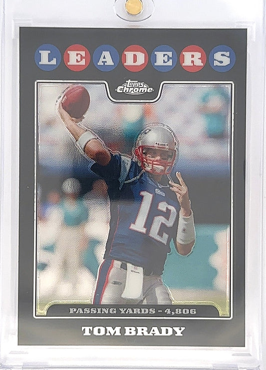 2008 Topps Chrome Tom Brady #TC121 — front