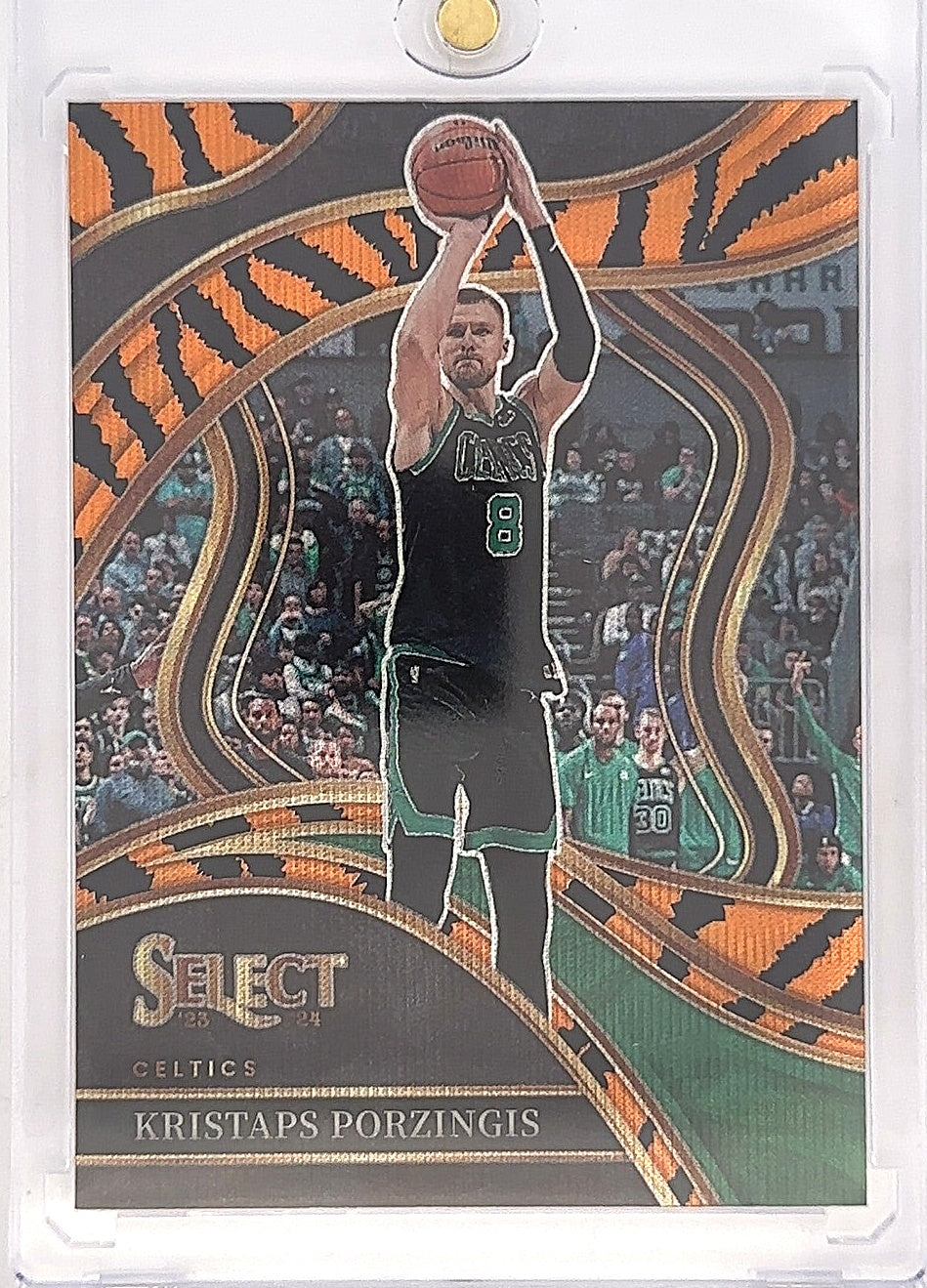 2023 Panini Select Kristaps Porzingis [Tiger Prizm] #262 — front