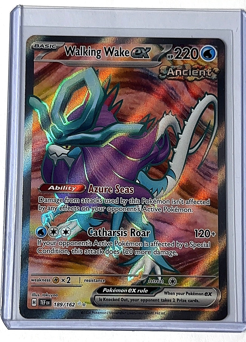 Walking Wake ex - 189/162 #189/162 — front