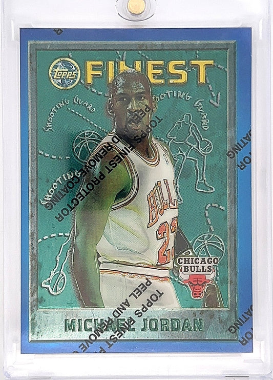 1995 Finest Michael Jordan [w/ Coating] #229 — front