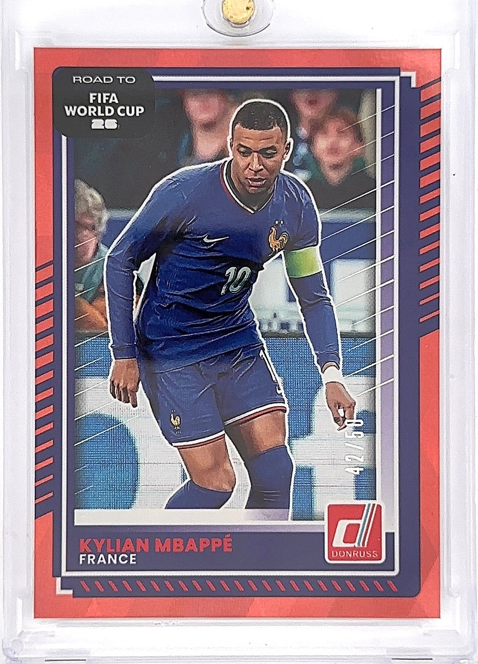 2025-26 Kylian Mbappe Donruss Road To The Fifa World Cup 26 /50 #145 — front