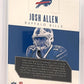 2018 Panini Absolute Introductions Josh Allen #JA — back