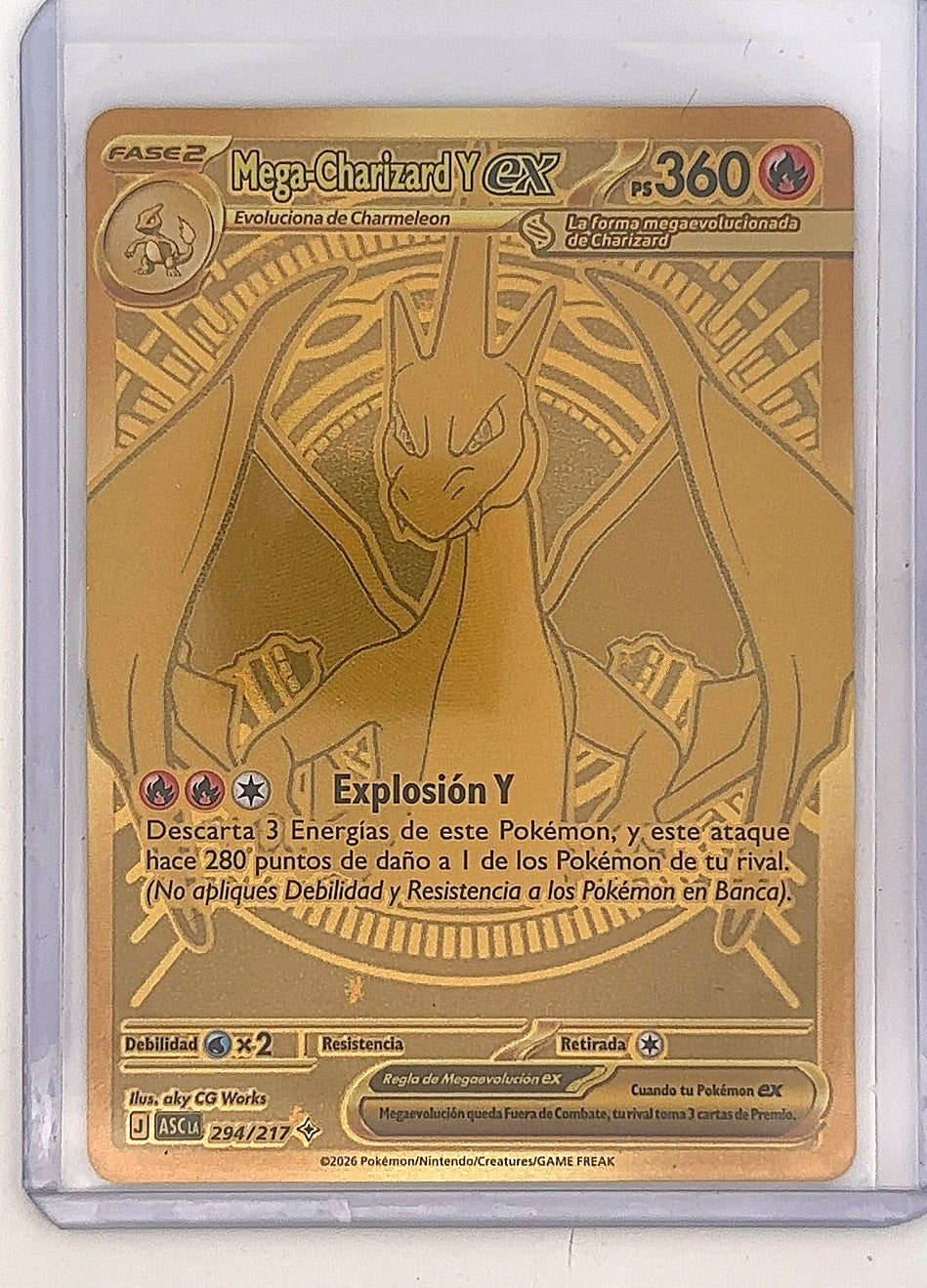 Mega Charizard Y ex - 294/217 #294/217 — front