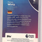 Florian Wirtz Topps Chrome Gold /50 — back