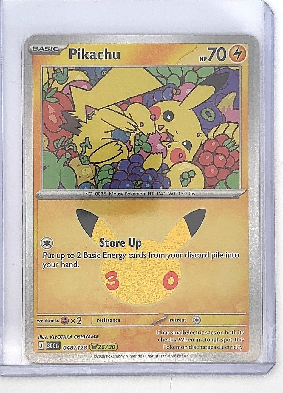 Pikachu - 048/128 #048/128 — front