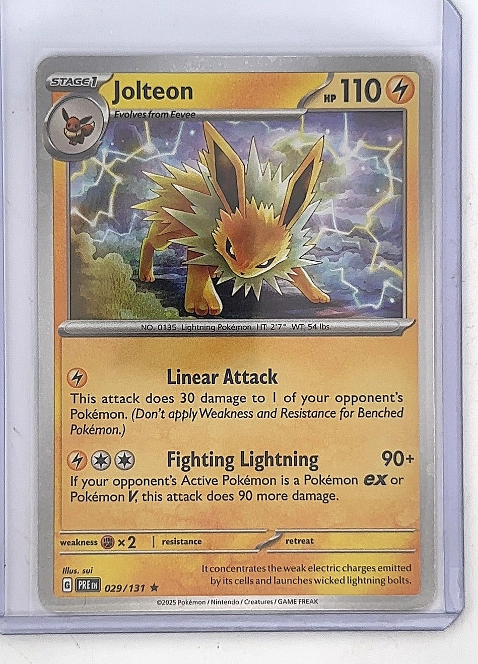 Jolteon - 029/131 (Cosmos Holo) #029/131 — front