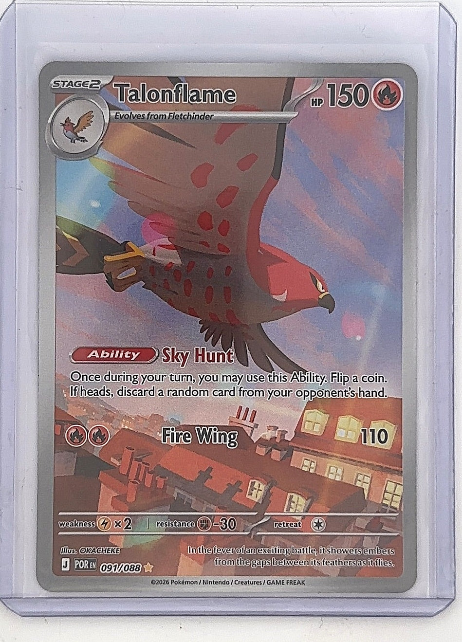 Talonflame - 091/088 #091/088 — front