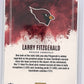 2025 Panini Phoenix Color Blast Larry Fitzgerald #22 — back