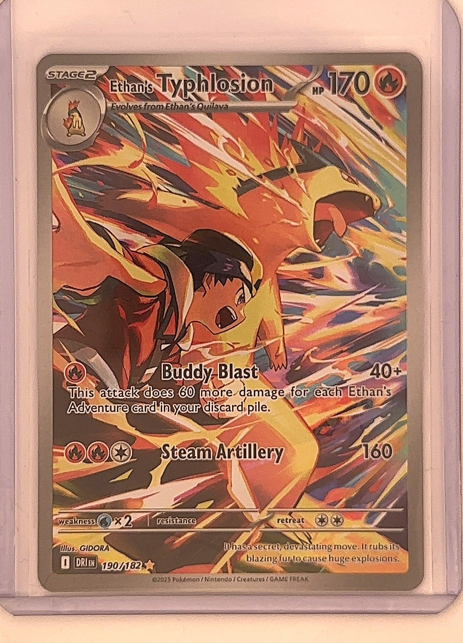 Ethan's Typhlosion - 190/182 #190/182 — front