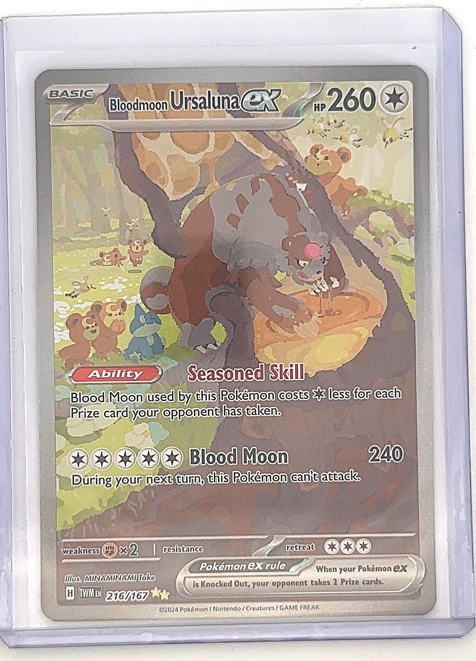 Bloodmoon Ursaluna ex - 216/167 #216/167 — front