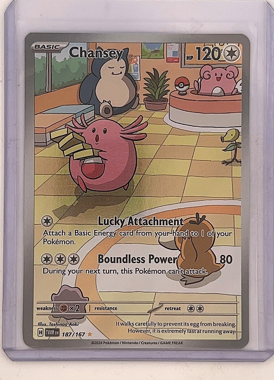 Chansey - 187/167 #187/167 — front