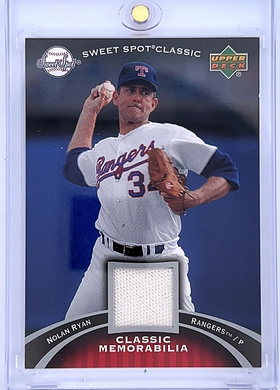 2007 Upper Deck Sweet Spot Classic Classic Memorabilia Nolan Ryan #CM-NR — front