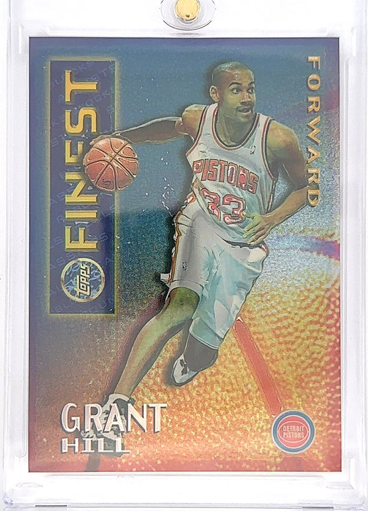 1995-96 Finest Mystery Grant Hill [Borderless Gold Refractor] #M2 — front