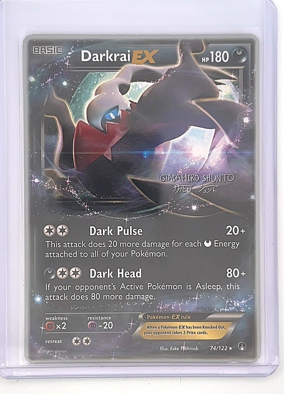 Darkrai EX #74/122 — front