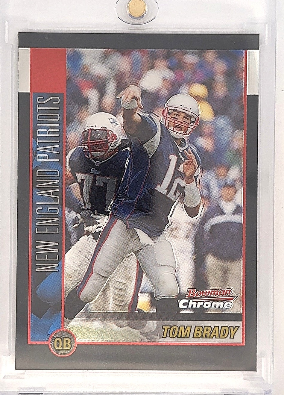 2002 Bowman Chrome Tom Brady #99 — front