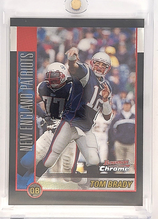 2002 Bowman Chrome Tom Brady #99 — front