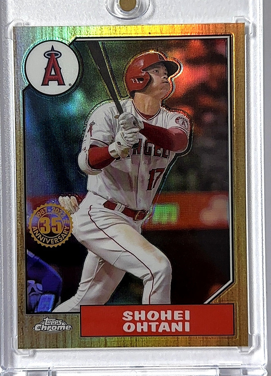 2022 Topps Chrome 1987 Shohei Ohtani #87BC-2 — front