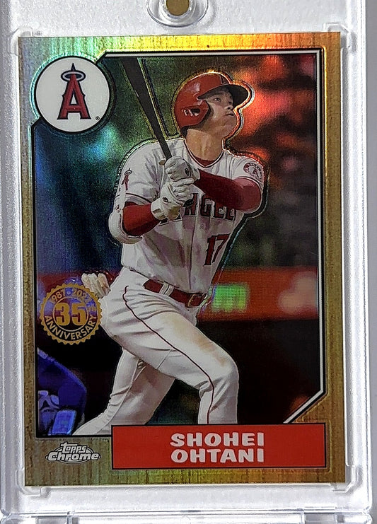 2022 Topps Chrome 1987 Shohei Ohtani #87BC-2 — front
